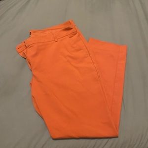 Express Ankle Dress Pants salmon